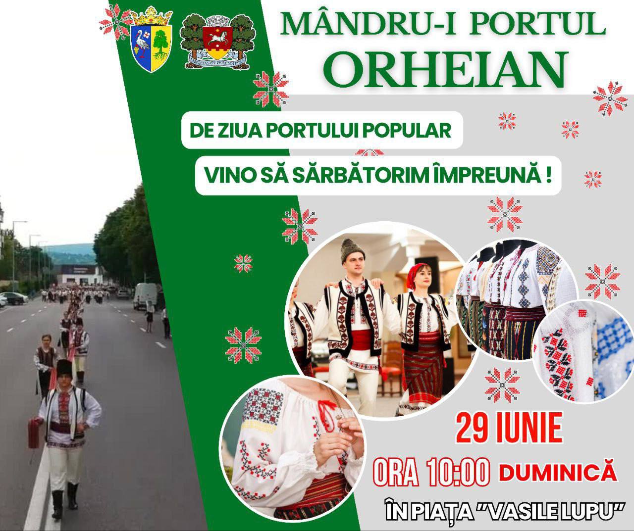 Ziua Națională a Portului Popular va fi celebrată la Orhei printr-un eveniment grandios